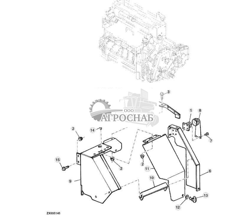 GUARD (4-SPEED LOC TRANSMISSION) 